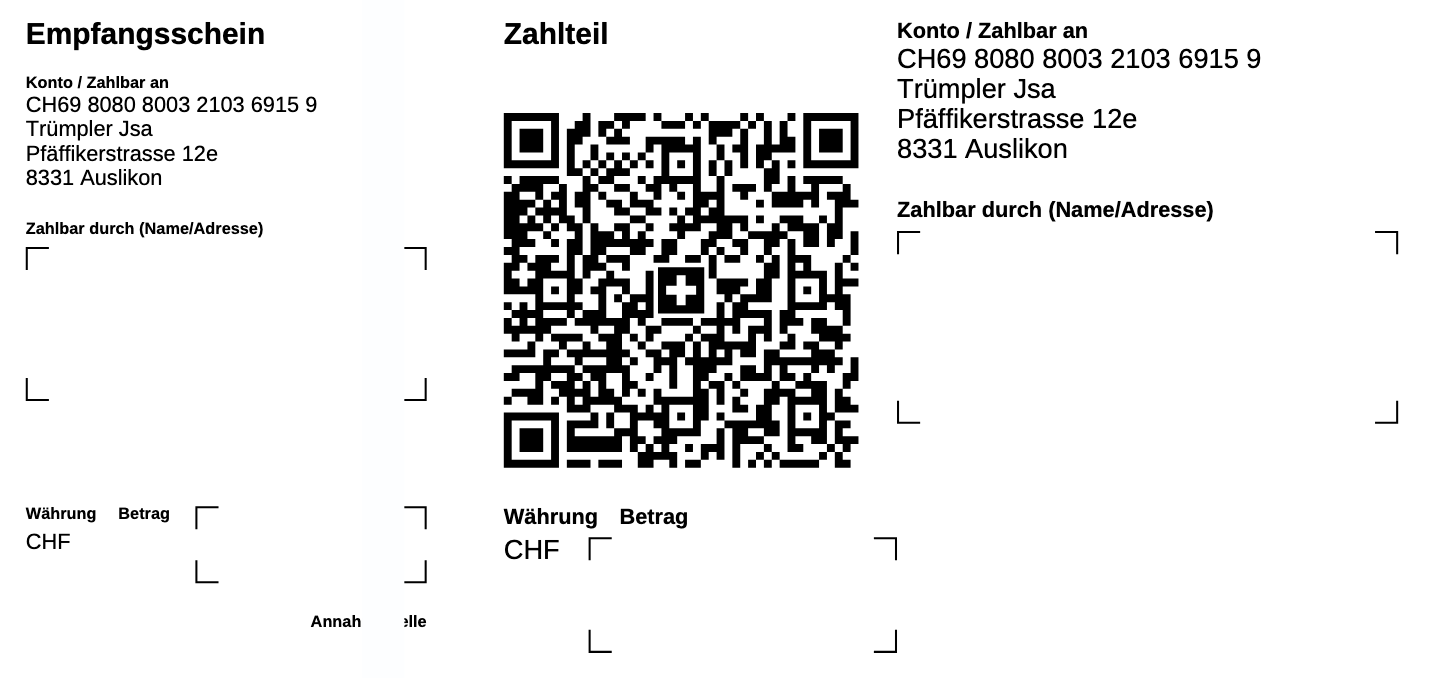 einzahlungsschein artWOMEN